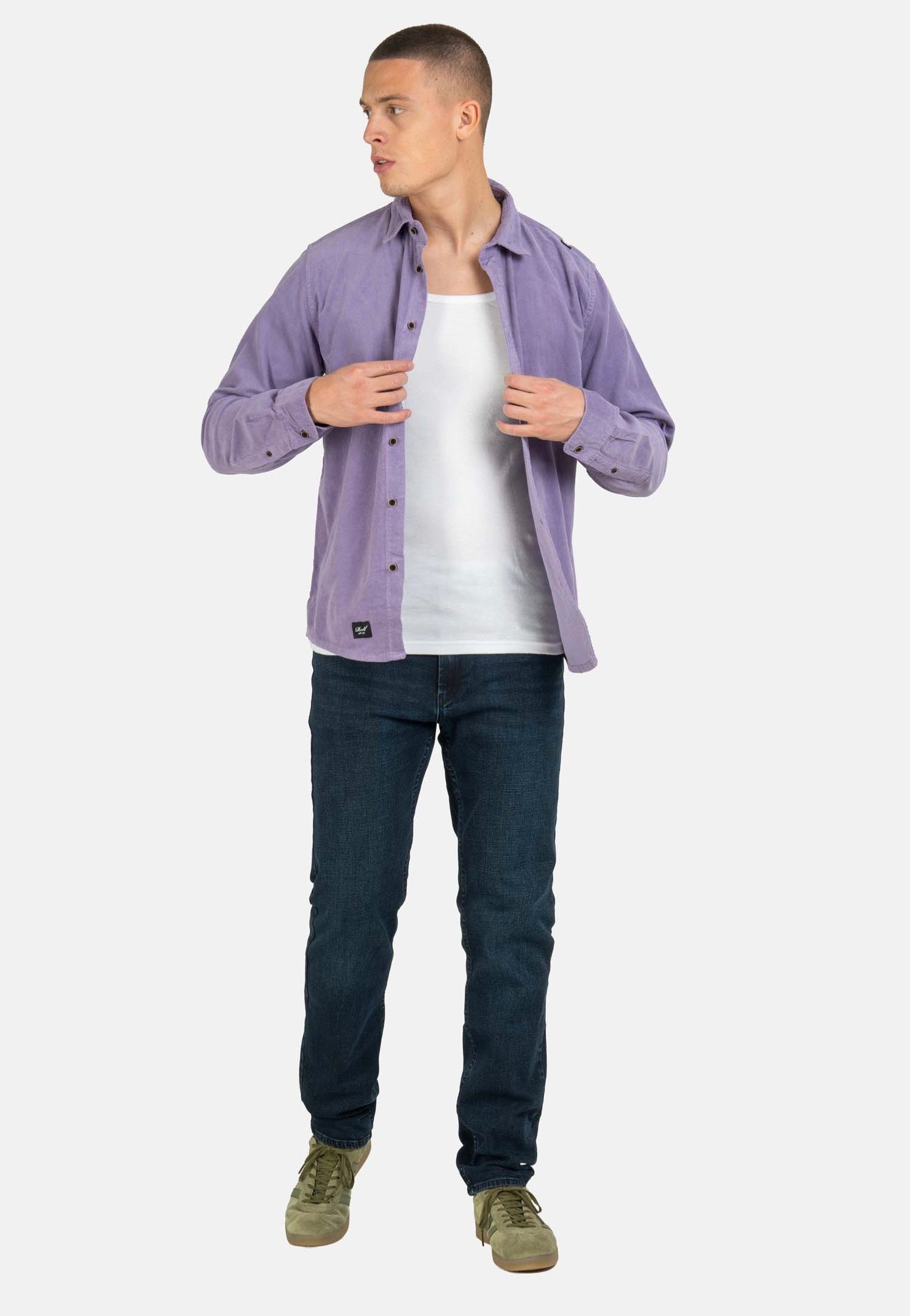 REELL - Strike Lavender Purple - Shirt | Men-Image