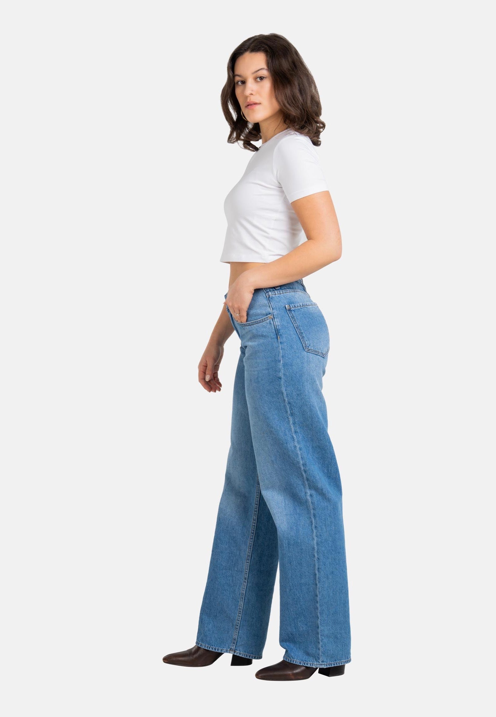 REELL - Women Holly Sky Blue Stone - Jeans | Women-Image