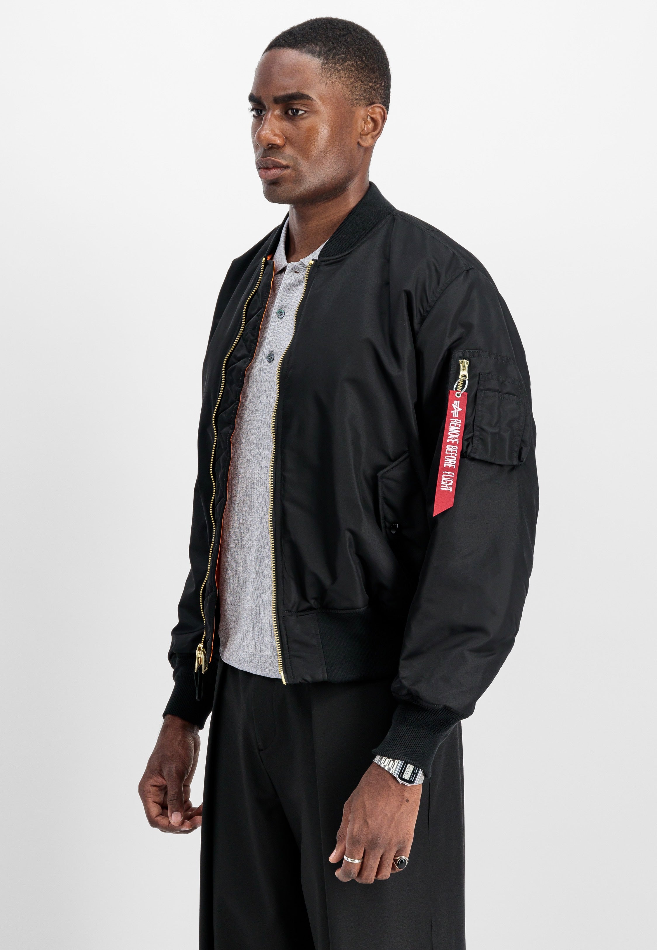 Alpha Industries - MA 1 Black - Jacket | Men-Image