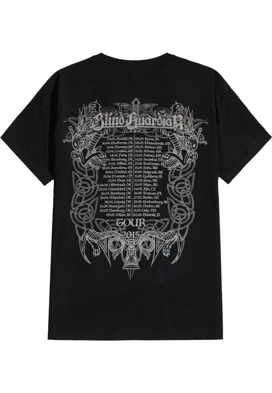 Blind Guardian - The Grail Tour 2015 - T-Shirt | Neutral-Image