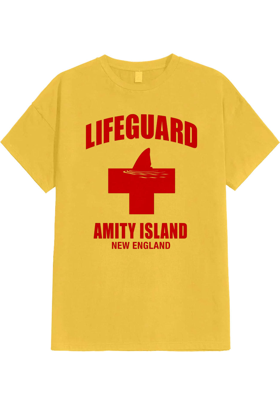 Jaws Amity Island Lifeguard Yellow T-Shirt Nuclear Blast