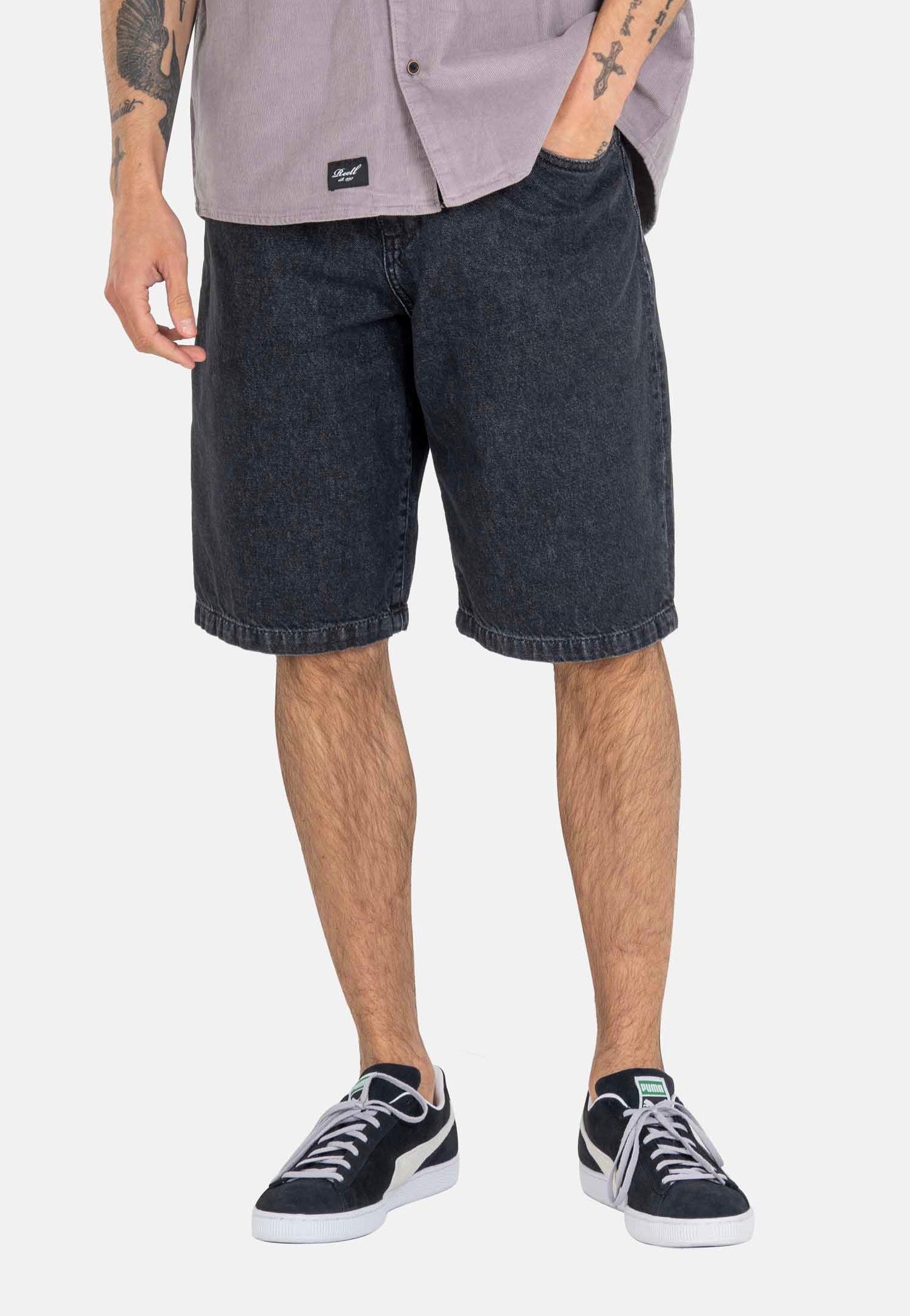 REELL - Solid Zero's Stone Black - Shorts | Men-Image