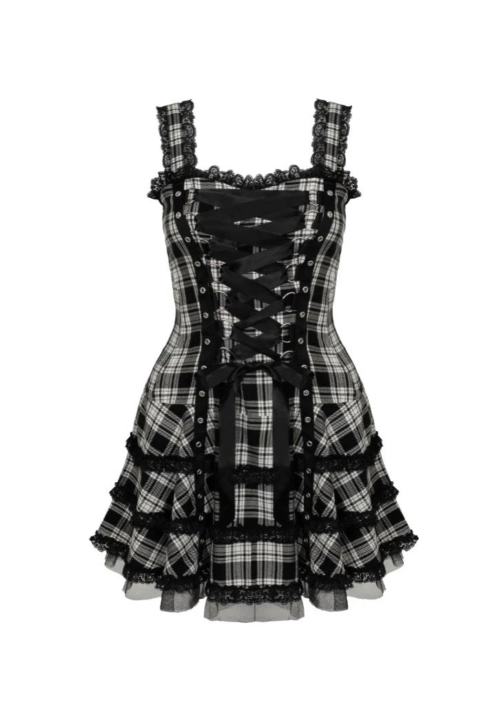 Hellbunny - Harley Tartan - Dress | Women-Image