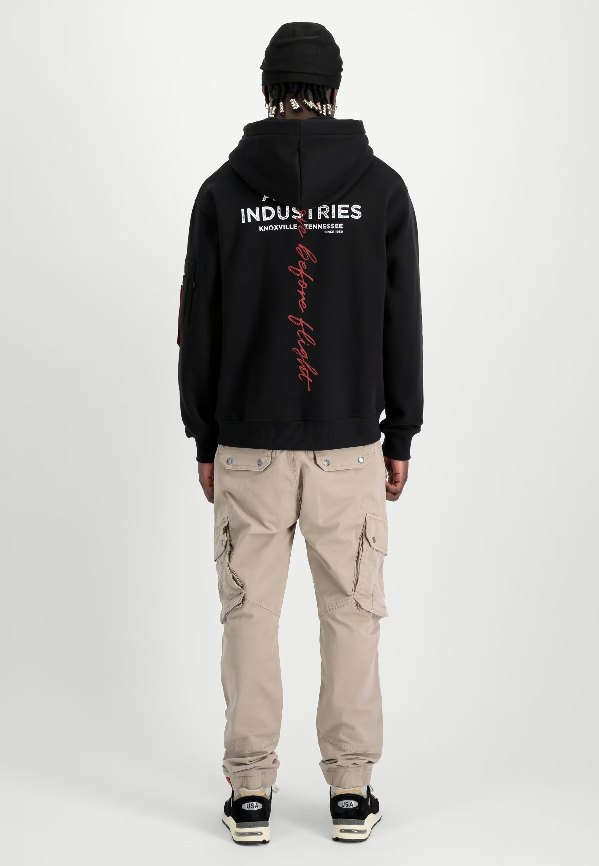 Alpha Industries - Signature BP Black - Hoodie | Men-Image