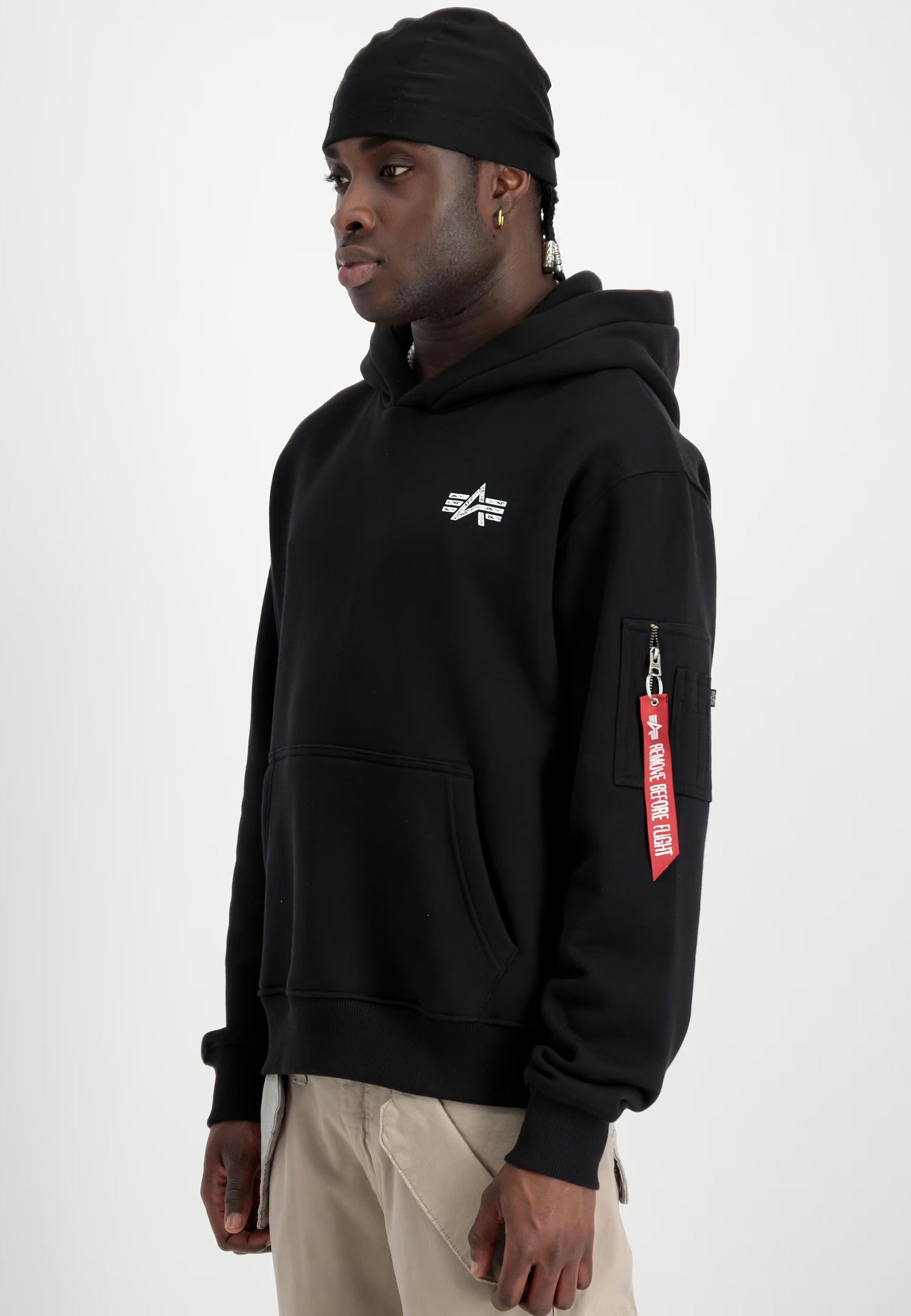 Alpha Industries - Signature BP Black - Hoodie | Men-Image