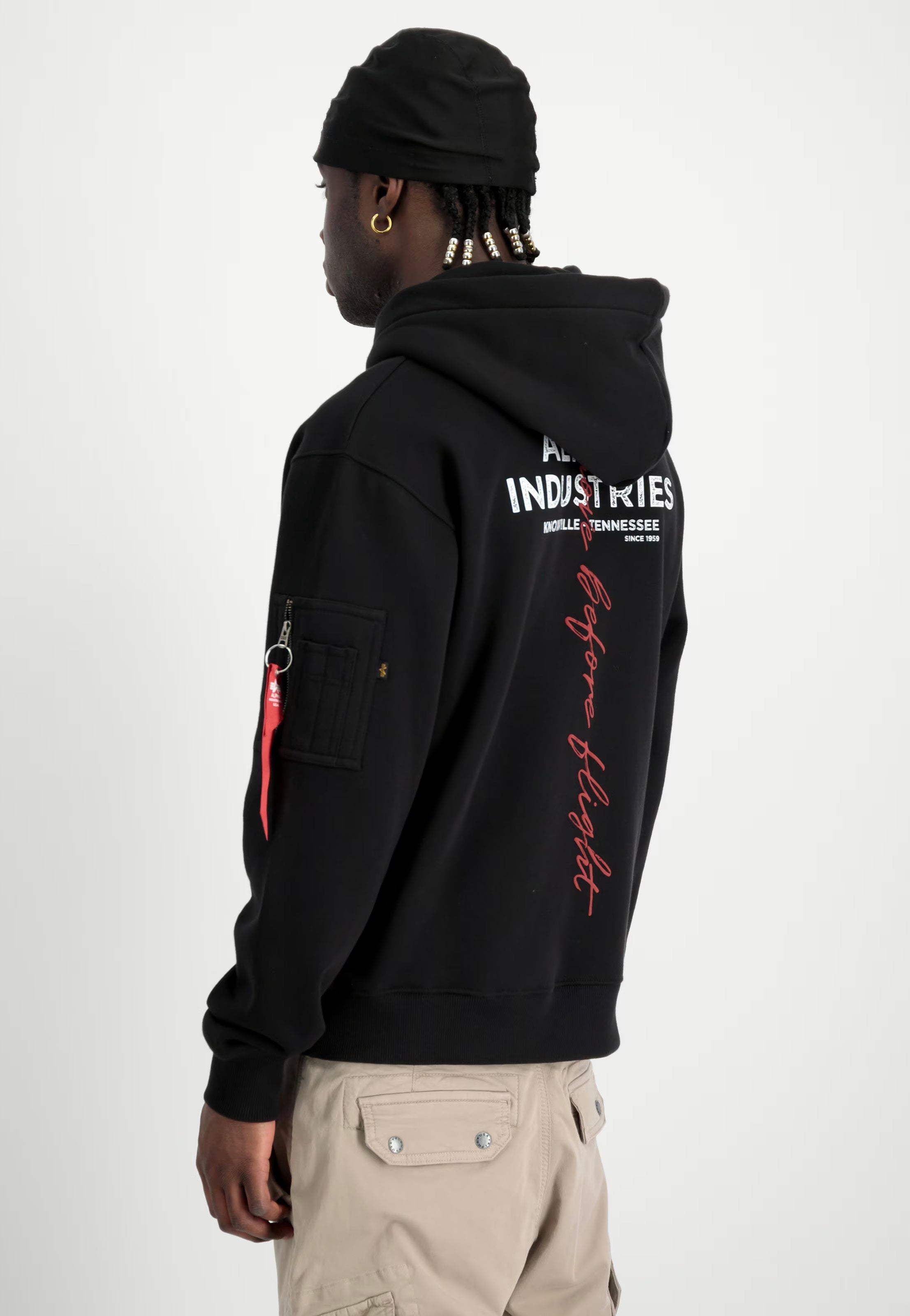 Alpha Industries - Signature BP Black - Hoodie | Men-Image