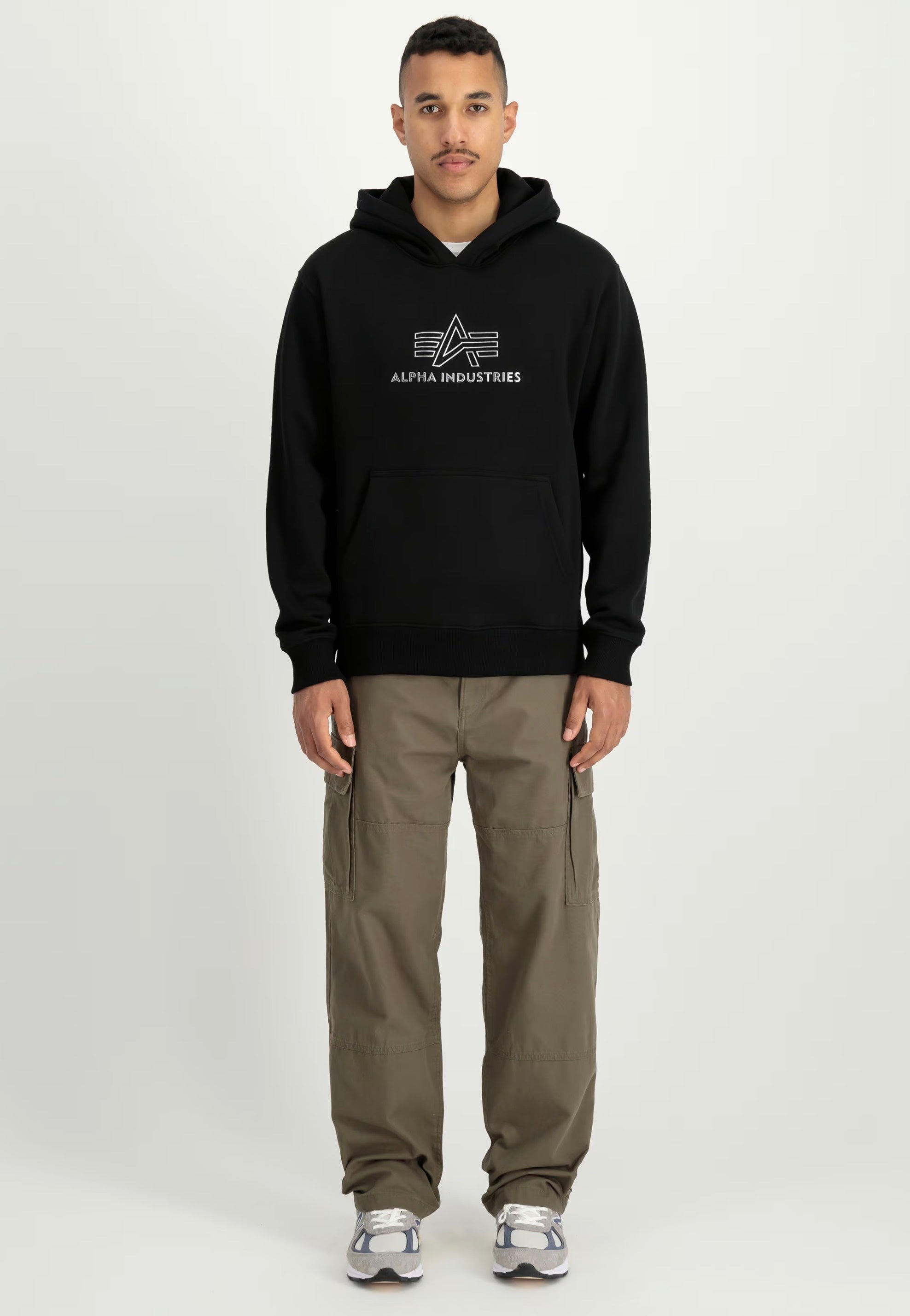Alpha Industries - Basic TPU Black/Chrome - Hoodie | Men-Image