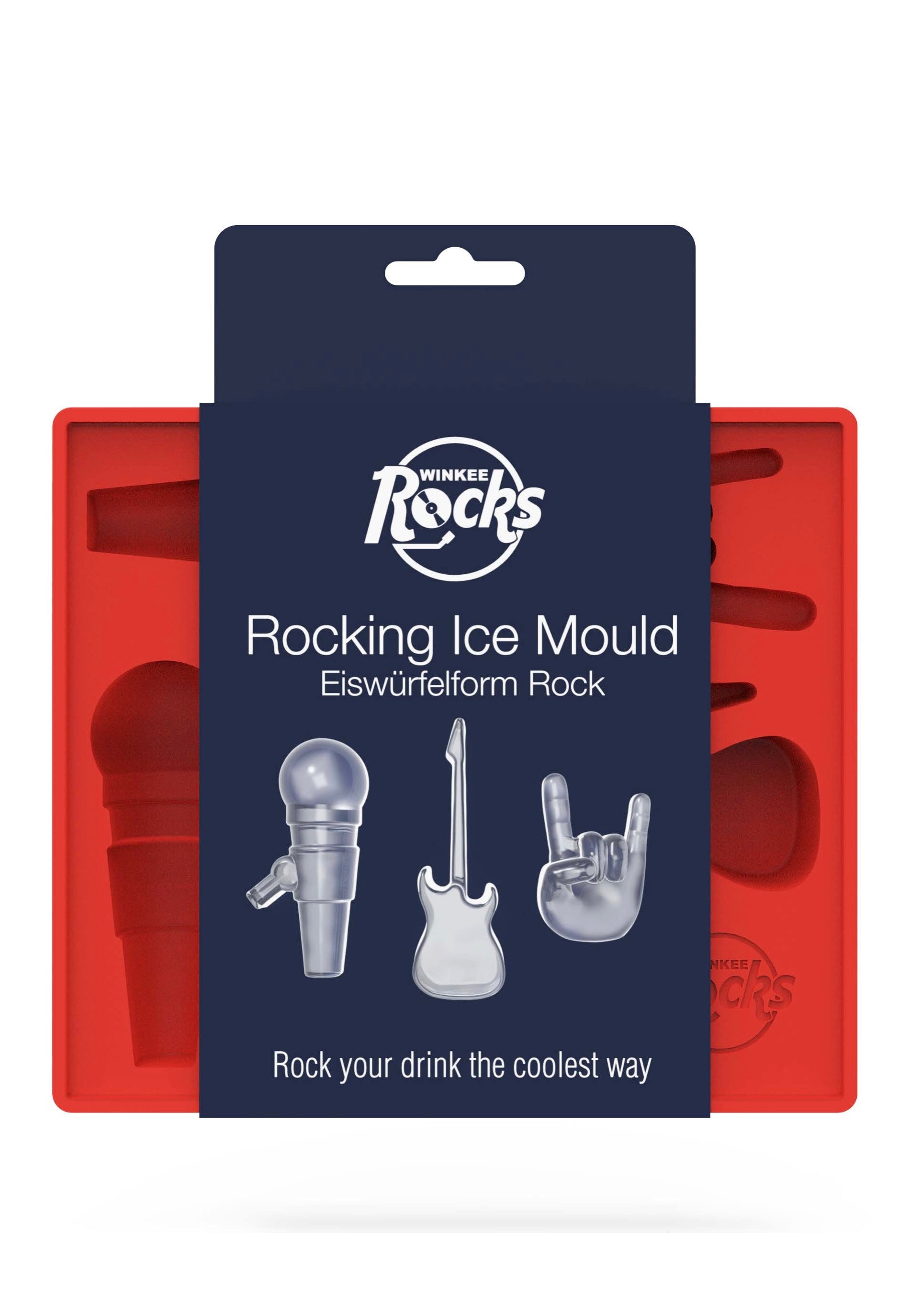 Winkee Rocks - Rock Red - Ice Cube Tray | Neutral-Image