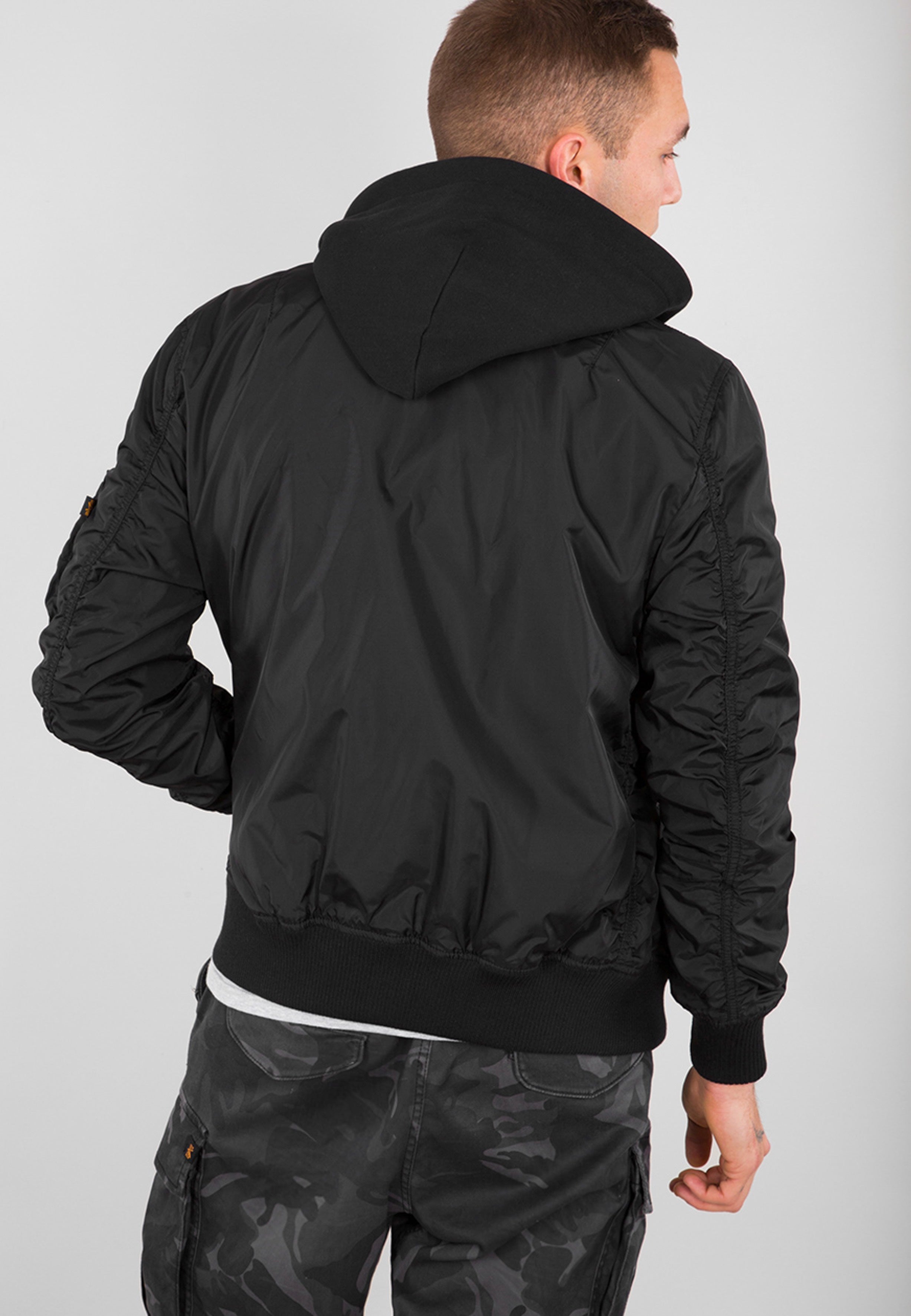 Alpha Industries - MA 1 TT Hood Black/Black - Jacket | Men-Image