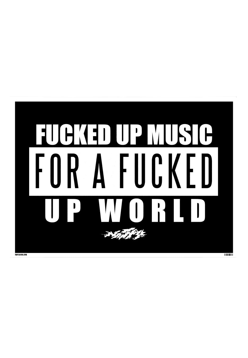 Nasty - Fucked Up Music - Poster