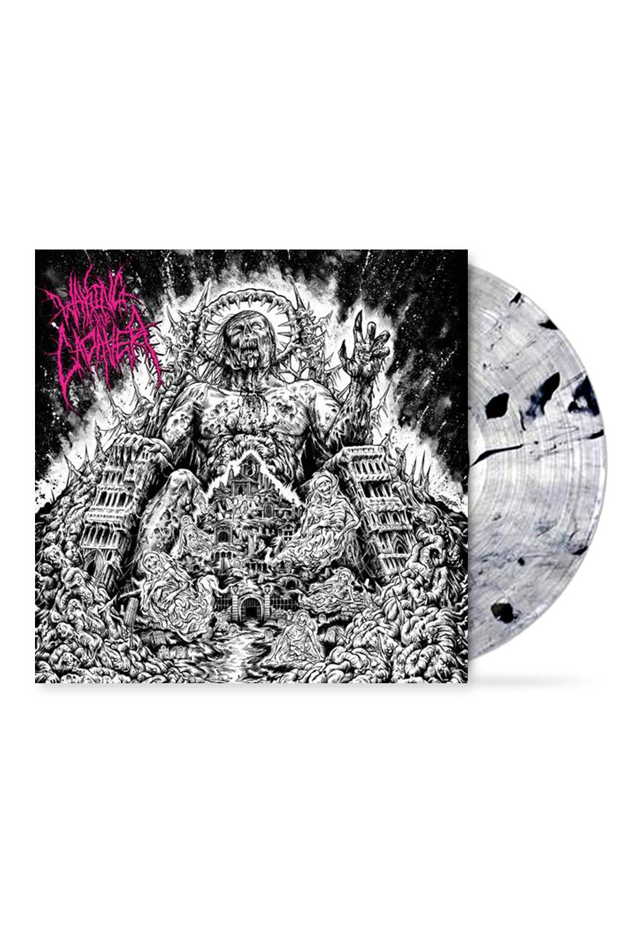 Waking The Cadaver - Authority Through Intimidation Silver Haze - Colored Vinyl