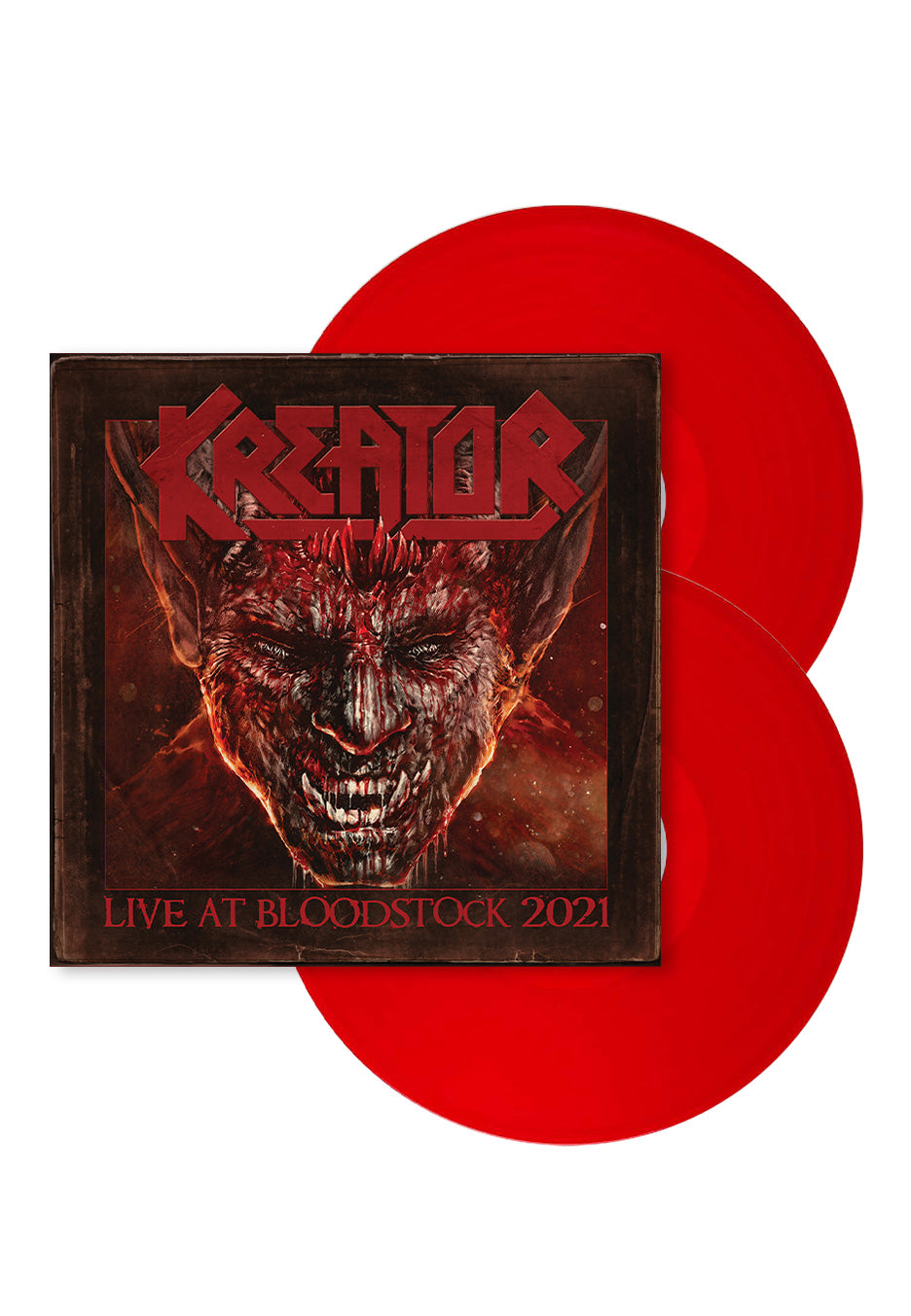 Kreator - Live At Bloodstock 2021 Ltd. Transparent Red - Colored 2 Vinyl