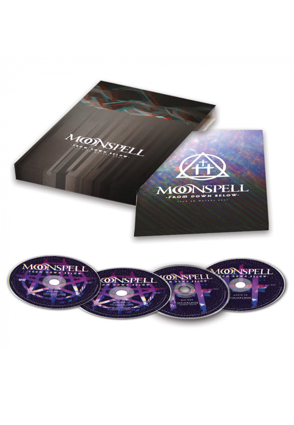 Moonspell - From Down Below-Live 80 Meters Deep - CD + DVD + Blu Ray | Neutral-Image