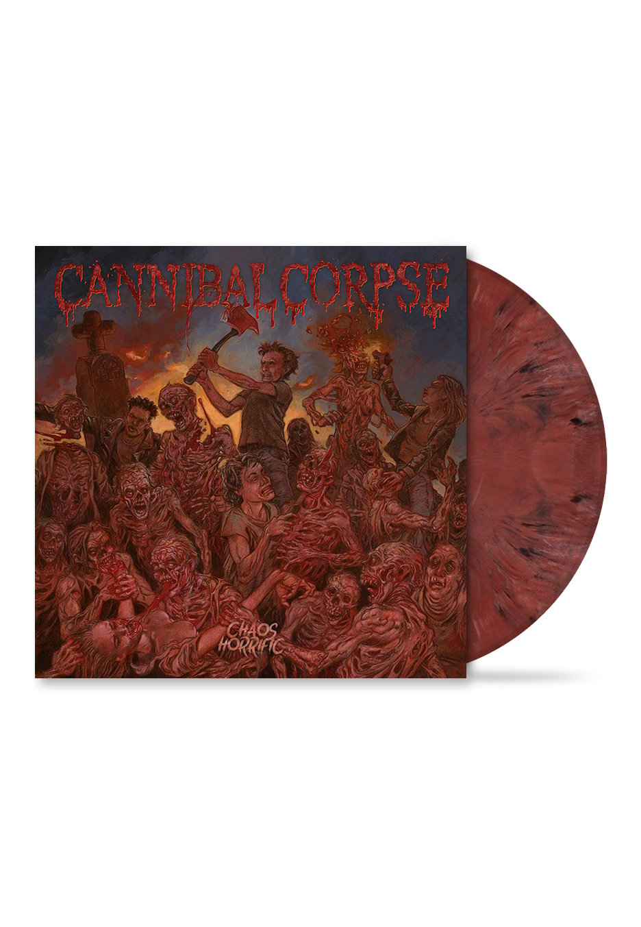 Cannibal Corpse - Chaos Horrific Burnt Flesh - Marbled Vinyl