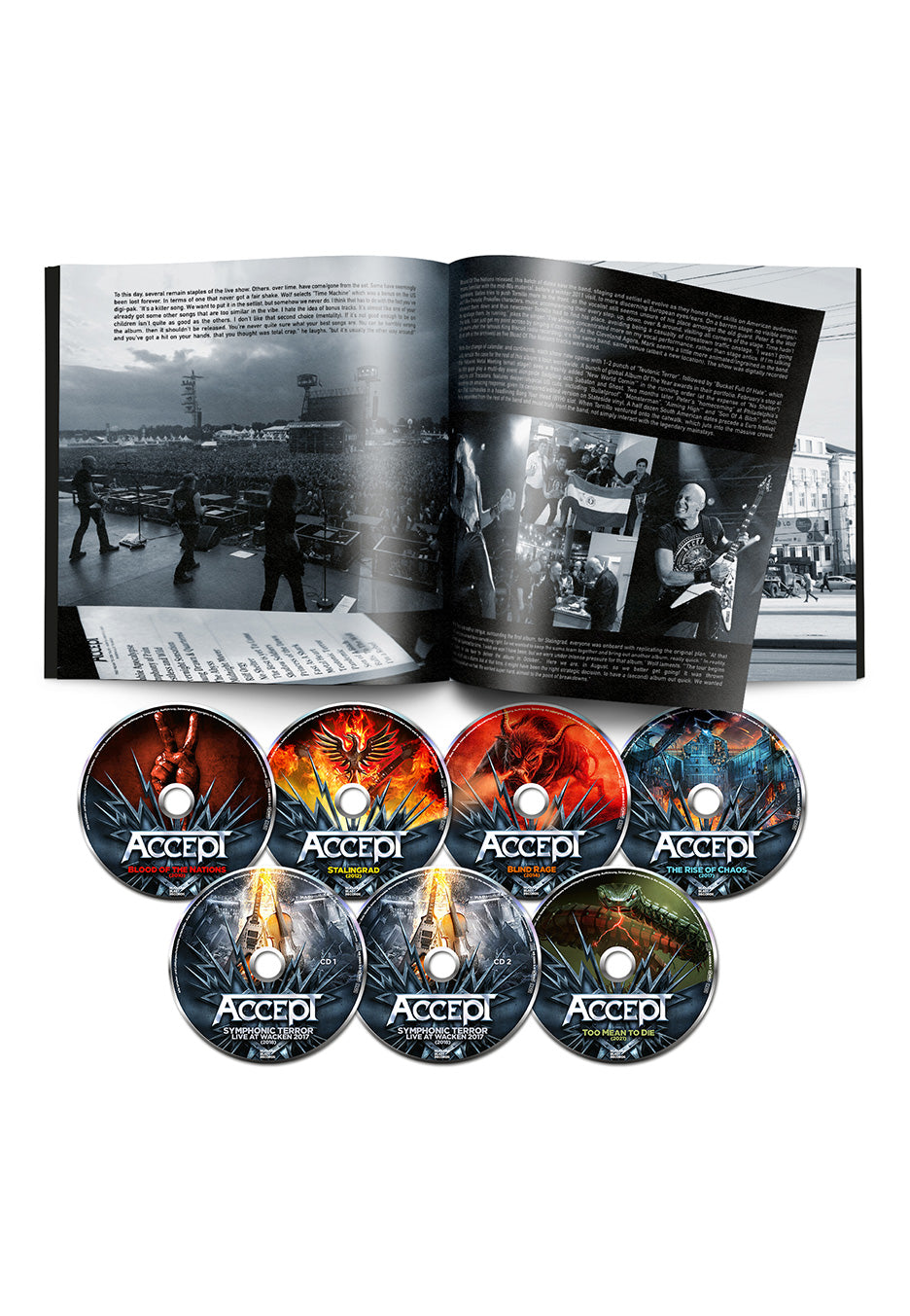 Accept - A Decade Of Defiance Ltd. - 7 CD Mediabook