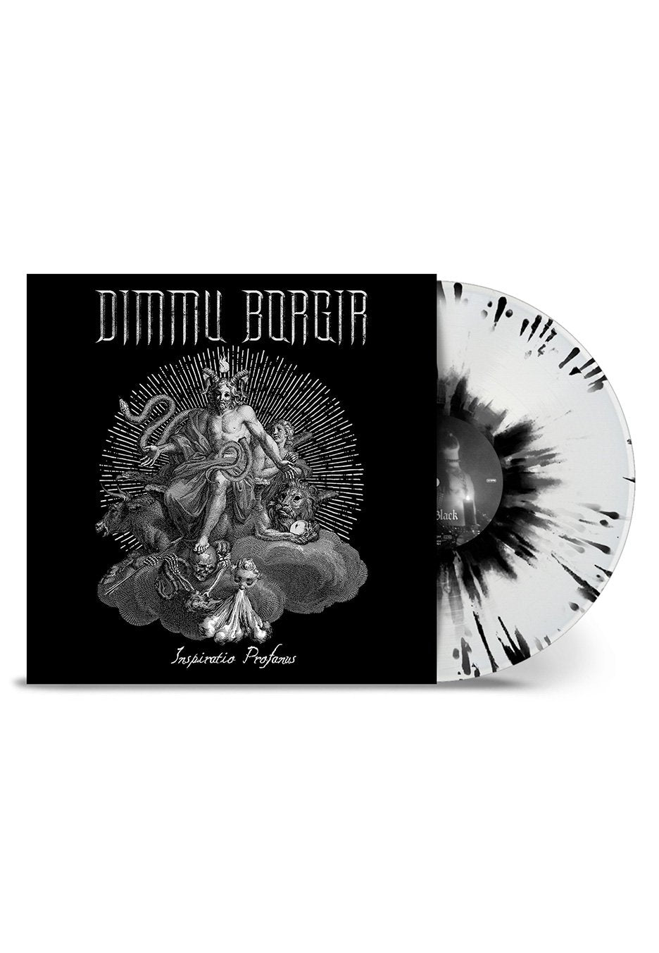 Dimmu Borgir - Inspiratio Profanus White w/ Black - Splattered Vinyl