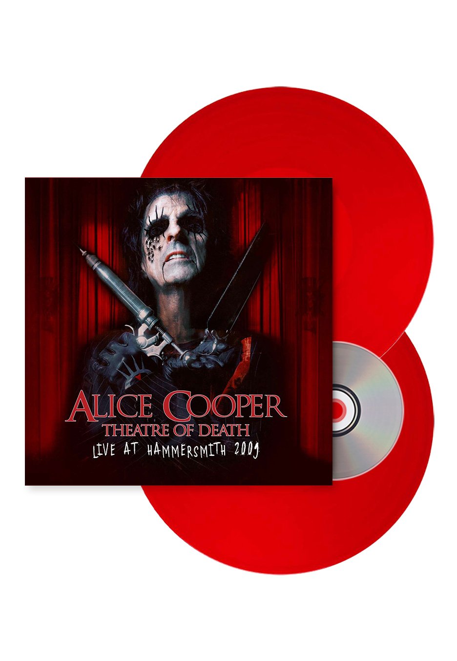Alice Cooper - Theatre Of Death (Live At Hammersmith 2009) Ltd. Red - Colored 2 Vinyl + DVD