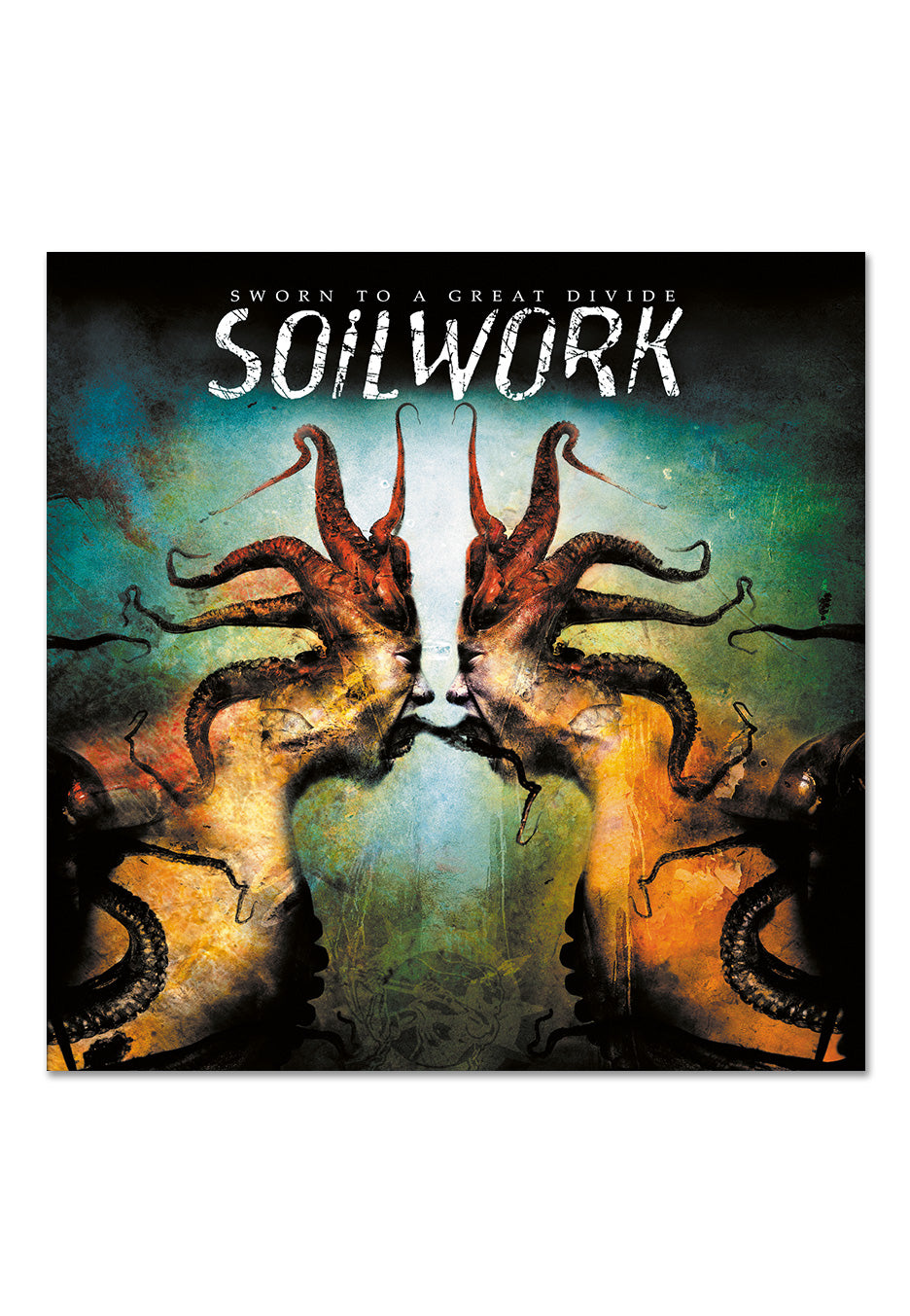 Soilwork - Sworn To A Great Divide Ltd. Orange/Green Sunburst - Colored Vinyl