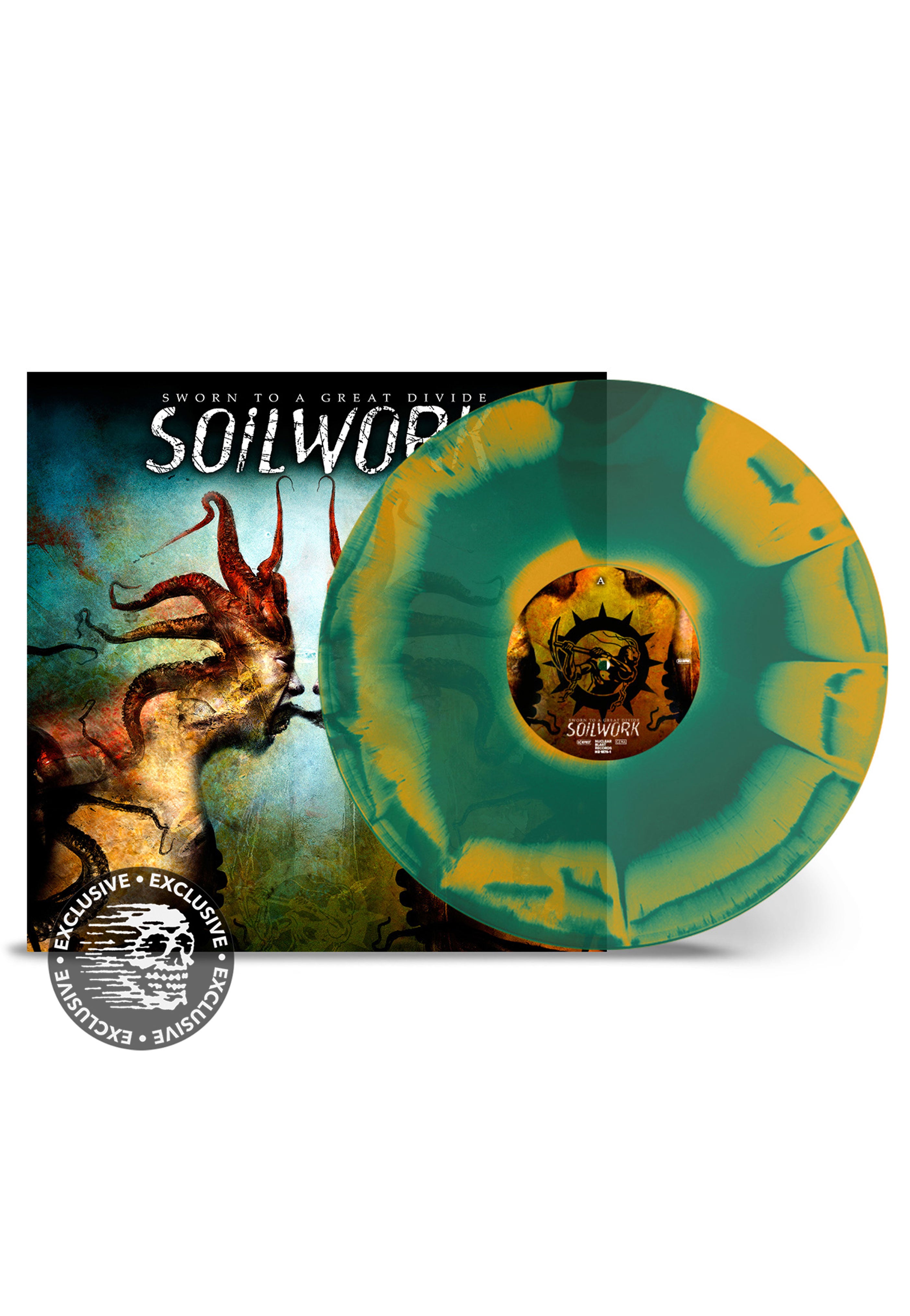 Soilwork - Sworn To A Great Divide Ltd. Orange/Green Sunburst - Colored Vinyl
