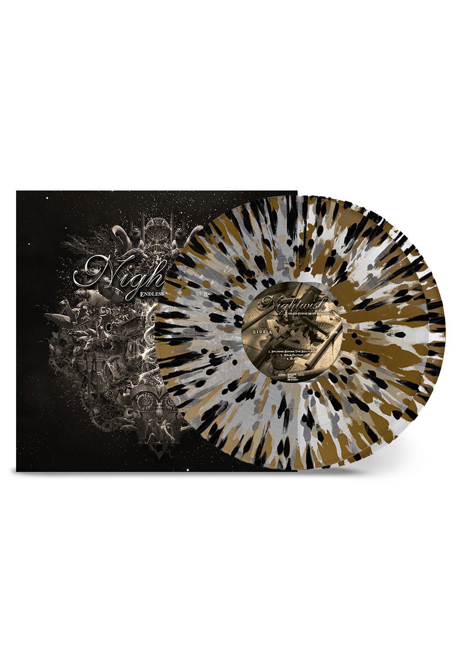 Nightwish - Endless Forms Most Beautiful Clear/Gold Ltd. - Splatter 2 Vinyl