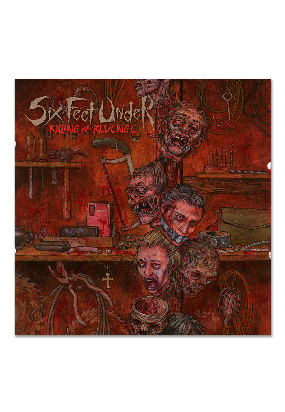 Six Feet Under - Killing For Revenge Ltd. Crusted Blood - Marbled Vinyl