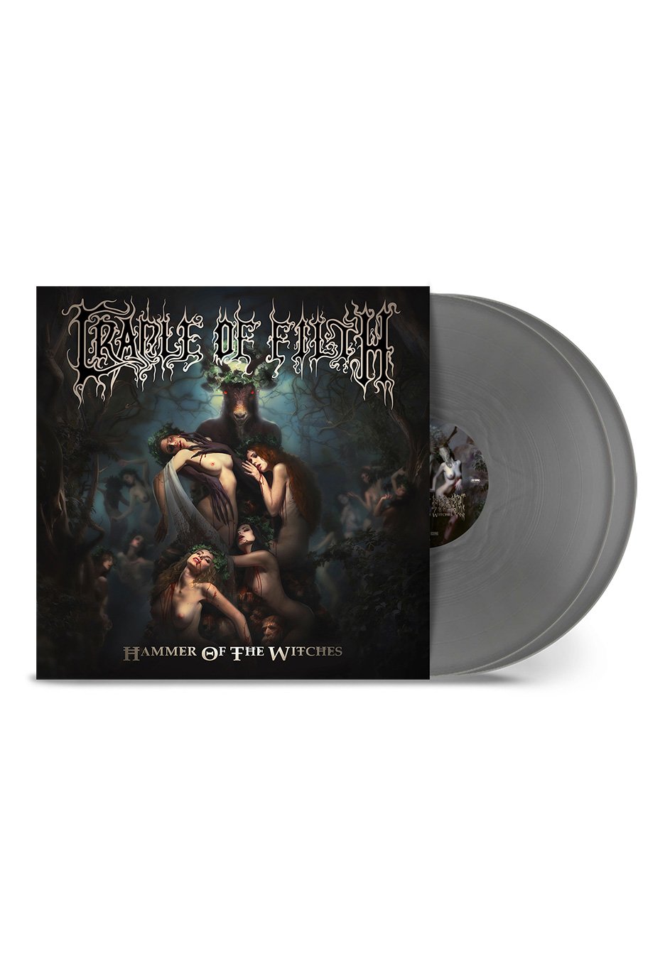 Cradle Of Filth - Hammer Of The Witches Ltd. Silver - Colored 2 Vinyl