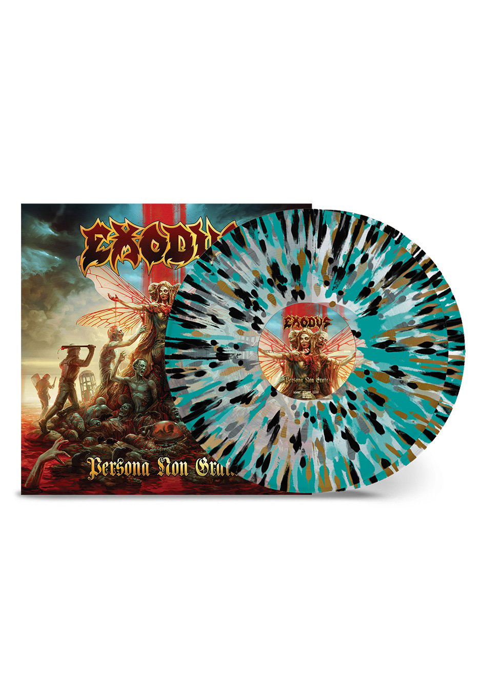Exodus - Persona Non Grata Ltd. Clear/Gold/Black/Turquise - Splatter 2 Vinyl
