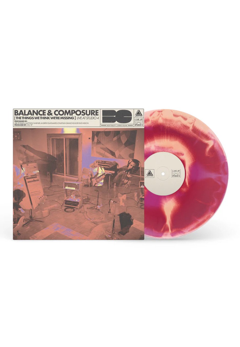 Balance And Composure - The Things We Think We're Missing Live At Studio 4 Purple/Cream Swirl - Colored Vinyl