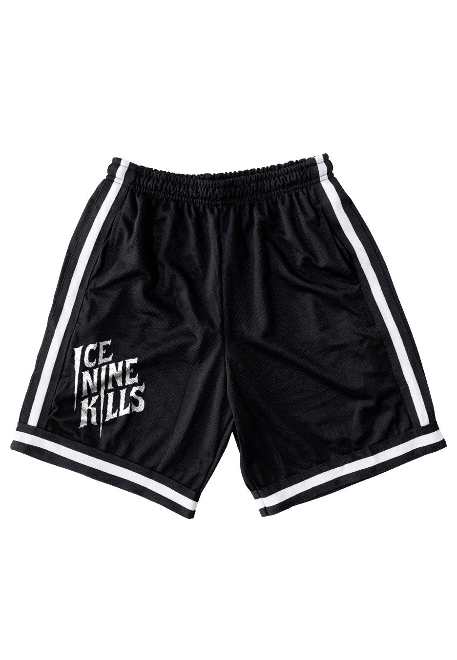 Ice Nine Kills - Logo White Striped  - Shorts