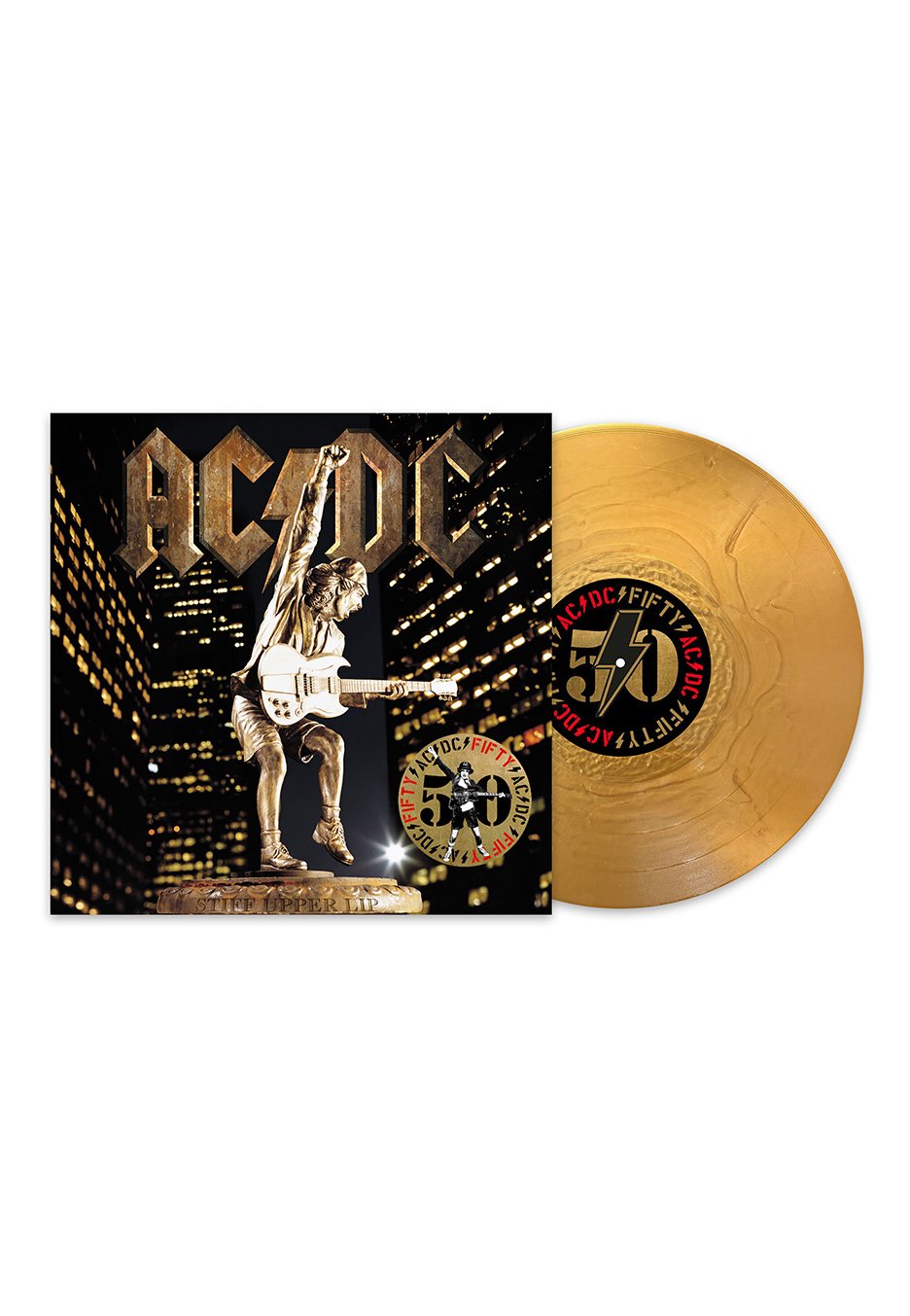 AC/DC - Stiff Upper Lip (Limited 50th Anniversary) Gold - Colored Vinyl