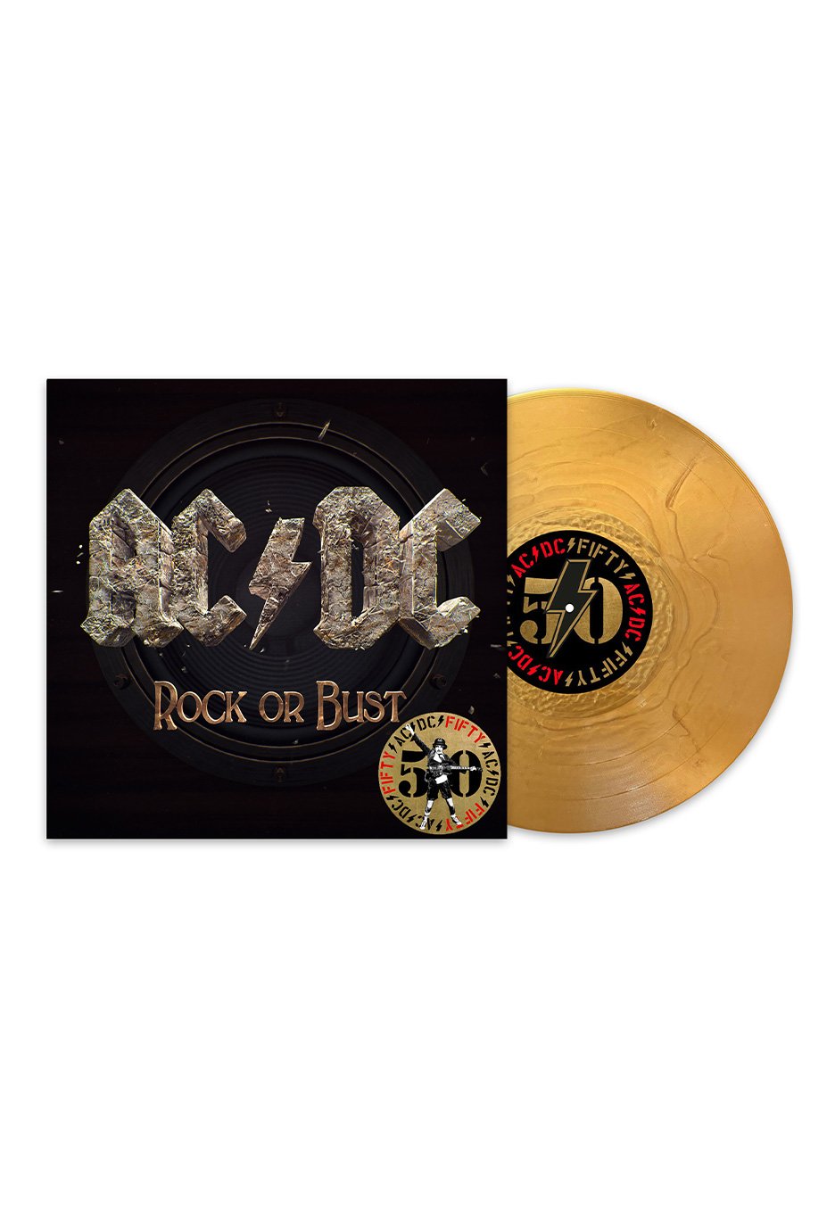 AC/DC - Rock Or Bust (Limited 50th Anniversary) Gold - Colored Vinyl