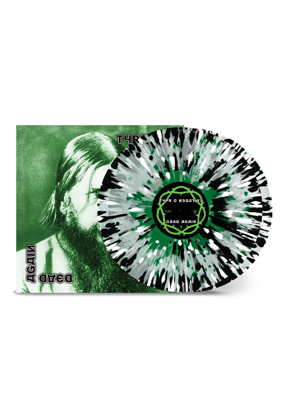 Type O Negative - Dead Again Ltd. Clear Green/White/Black - Splatter 2 Vinyl