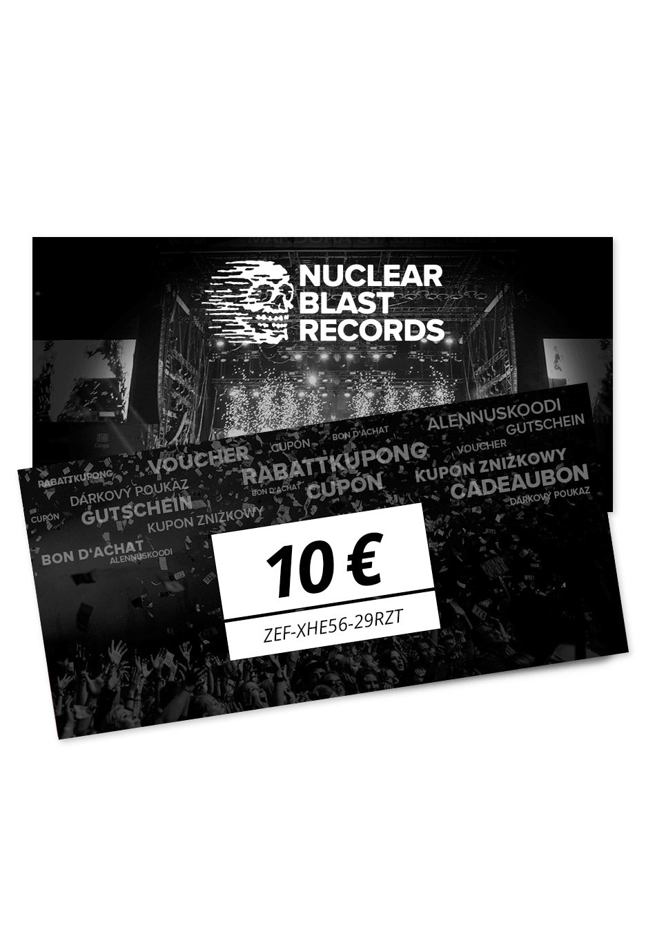 Nuclear Blast - 10 EUR - Tarjeta regalo
