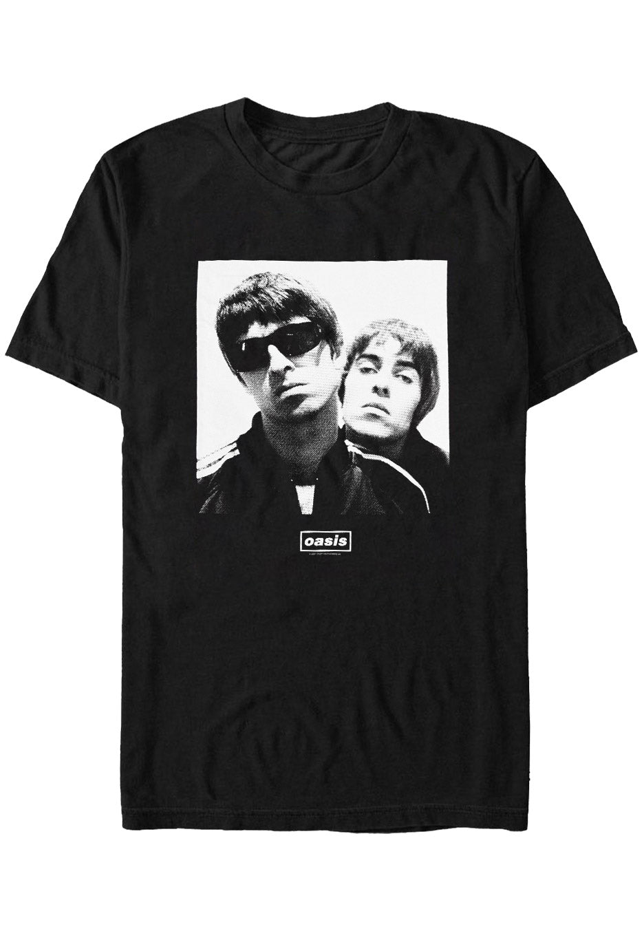 Oasis - Noel & Liam Square Photo - T-Shirt | Neutral-Image