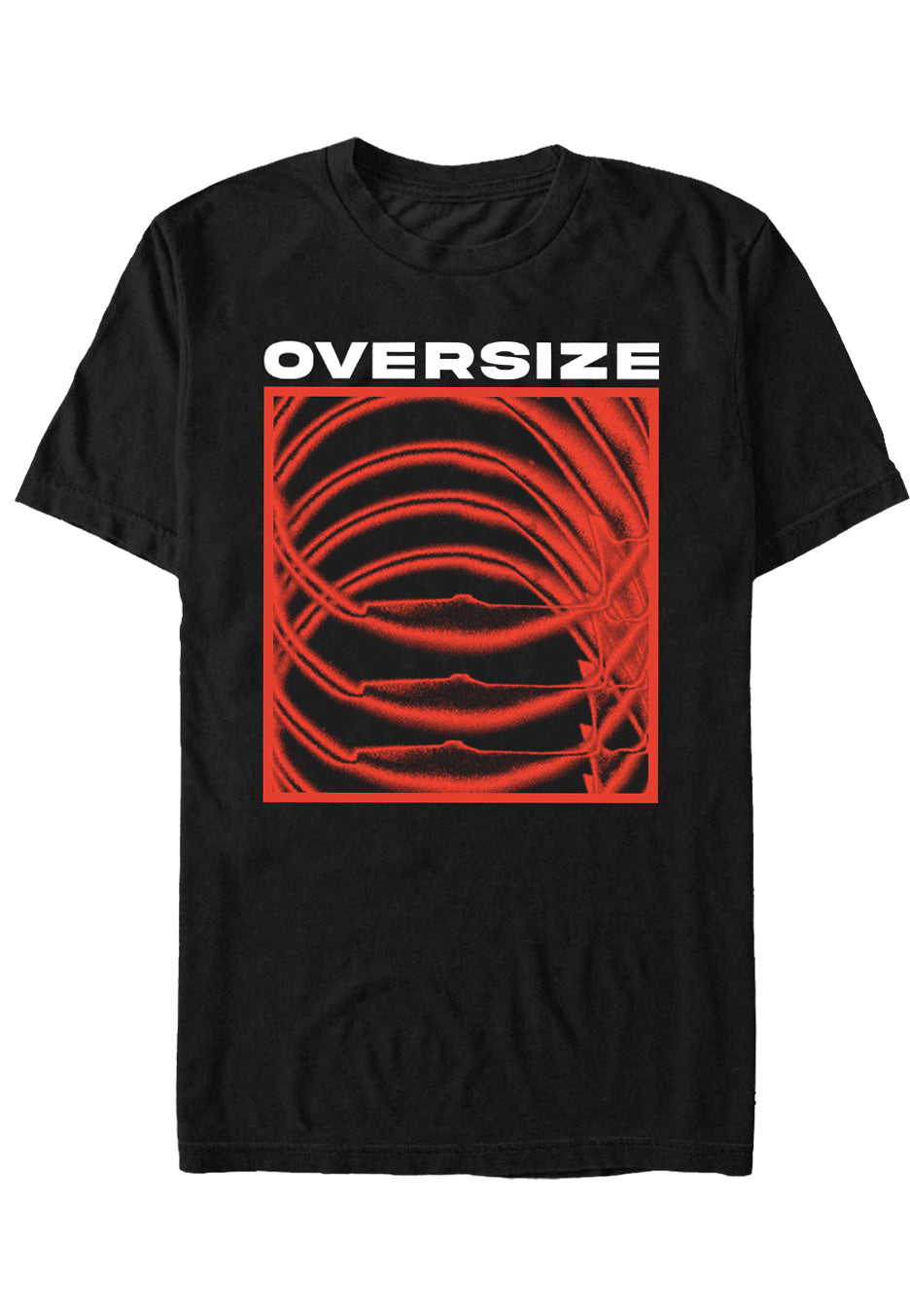 Oversize Spirals Camiseta