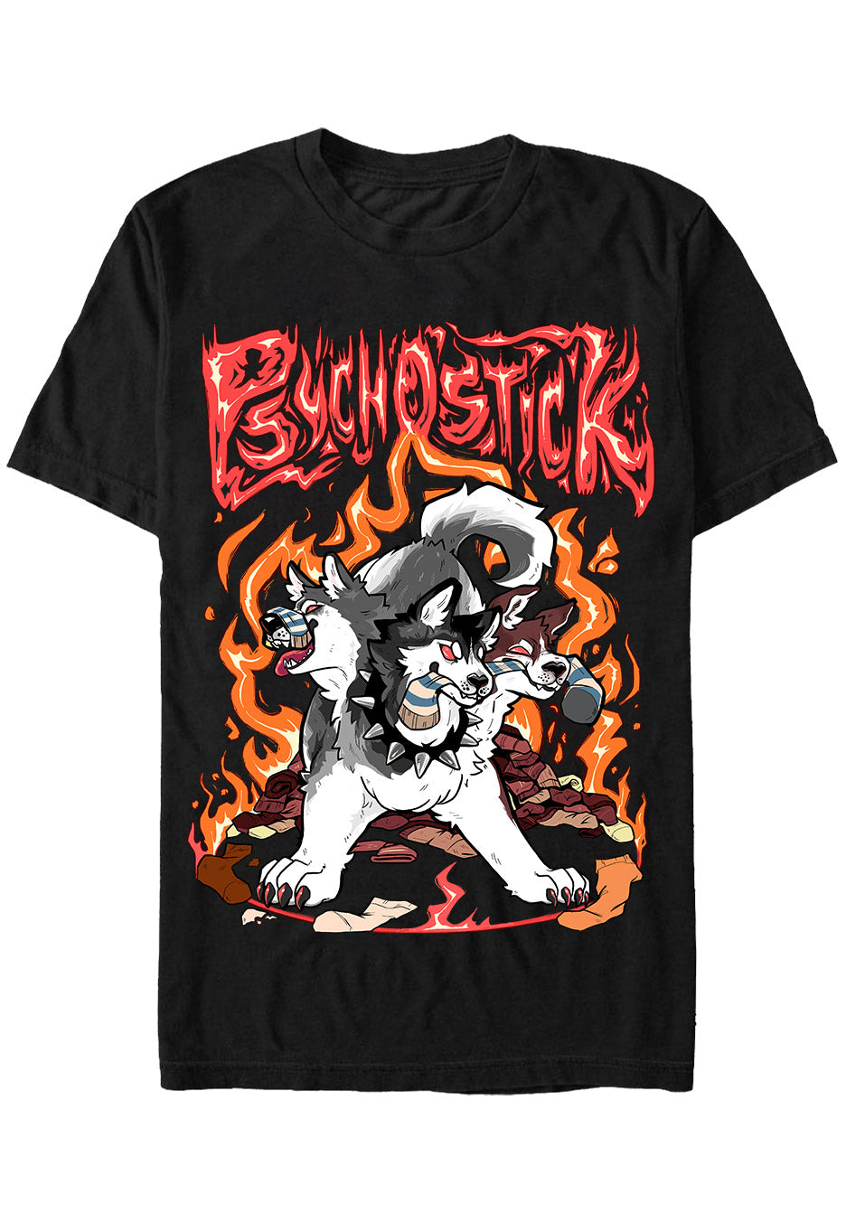 Psychostick - Cerberus Like Socks - T-Shirt | Nuclear Blast
