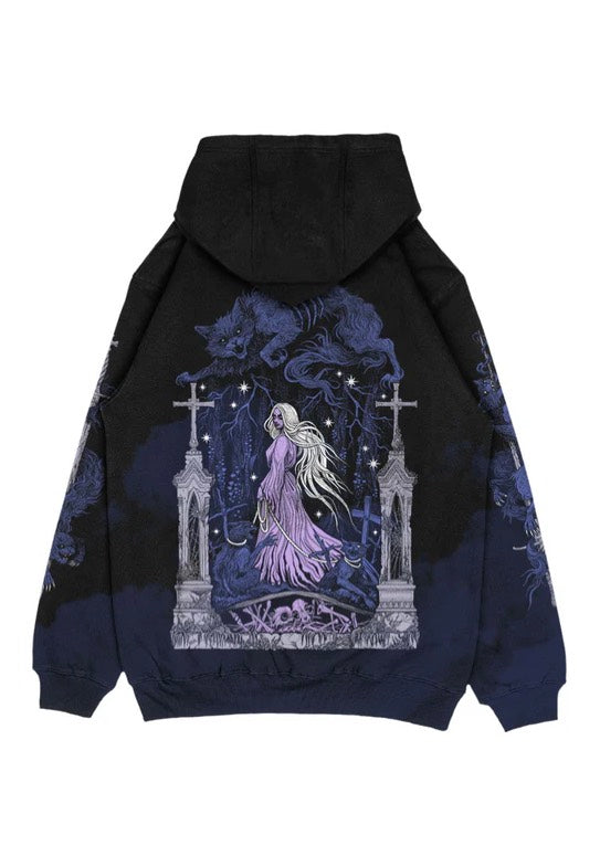 Stay Cold Apparel - Return Of The Dead Customized Oversized Black - Hoodie | Neutral-Image