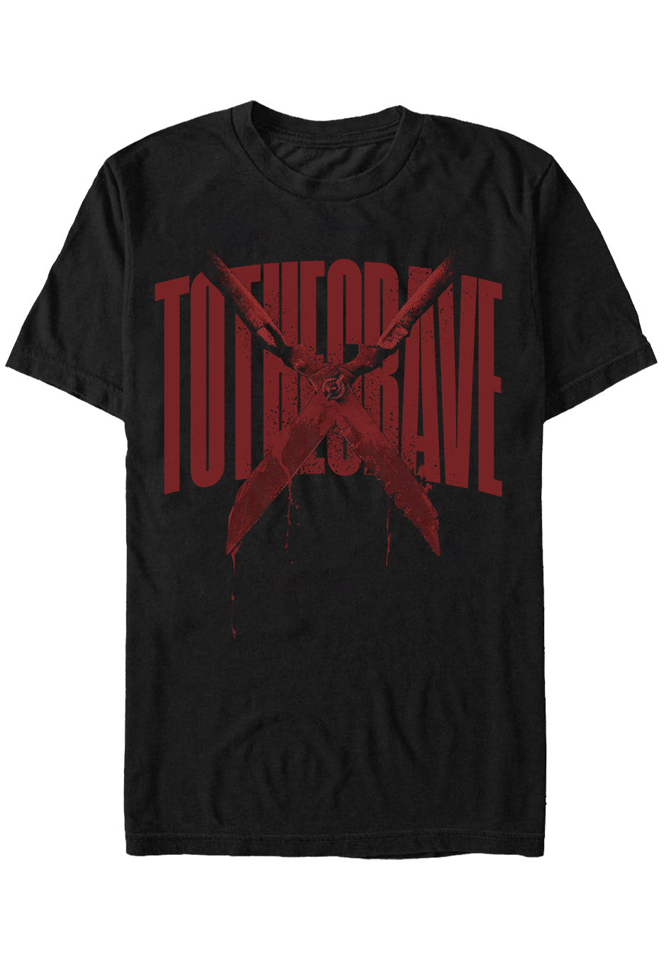To The Grave Scissors Camiseta