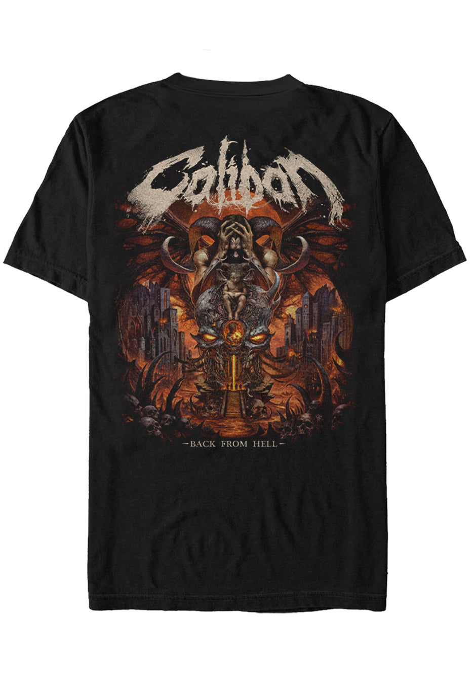 Caliban - Back From Hell Artwork - T-Shirt | Neutral-Image