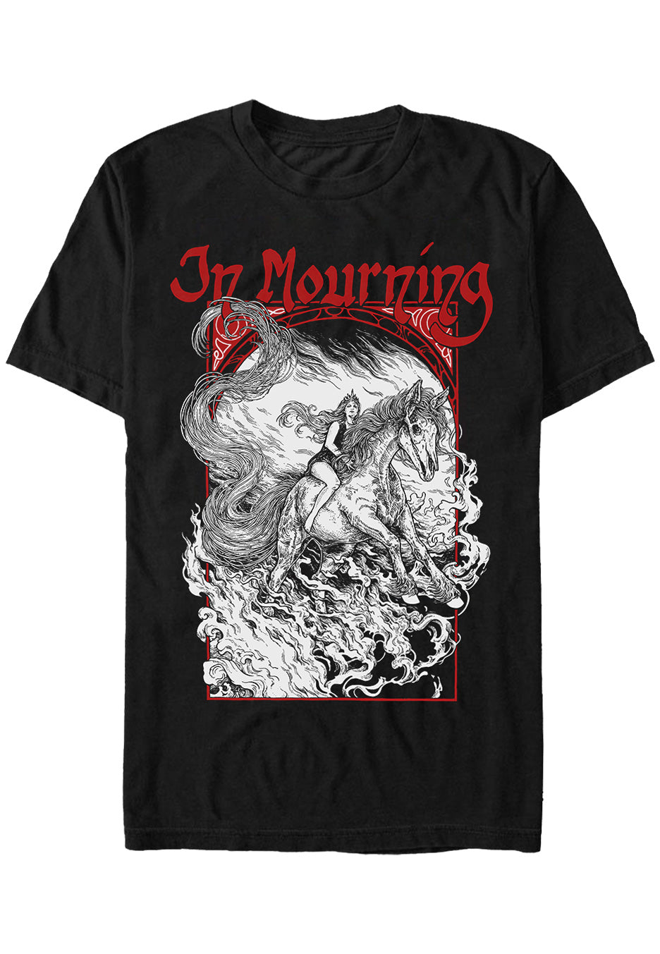 In Mourning - Lady Deathhorse - T-Shirt | Neutral-Image