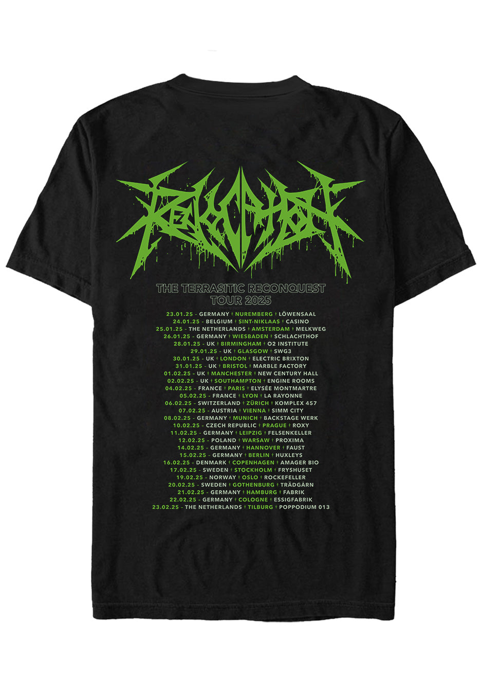Revocation - The Terrasitic Reconquest Tour 2025 - T-Shirt | Neutral-Image