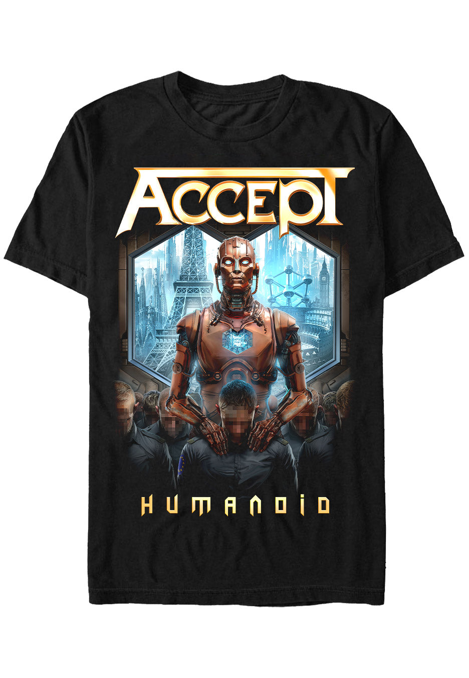 Accept - Humanoid Cover - T-Shirt | Neutral-Image