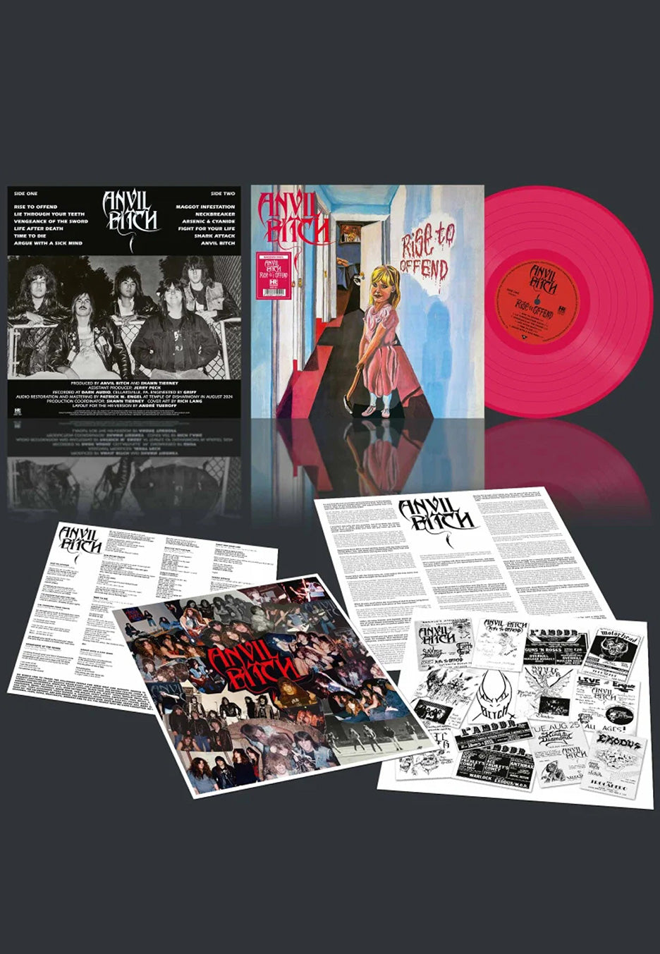 Anvil Bitch - Rise To Offend Ltd. Magenta - Colored Vinyl
