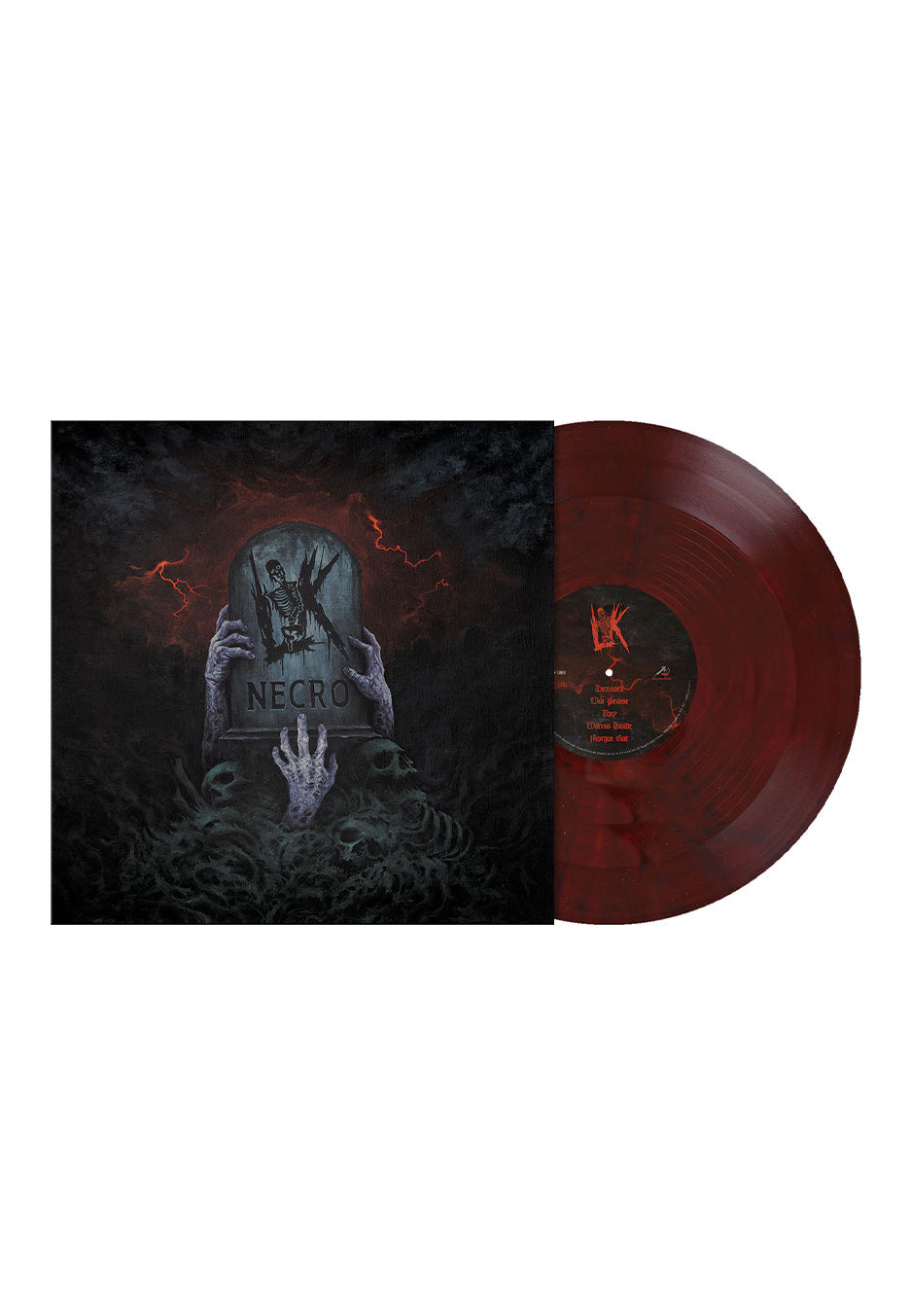 LIK - Necro Dark Red Sky - Marbled Vinyl | Neutral-Image
