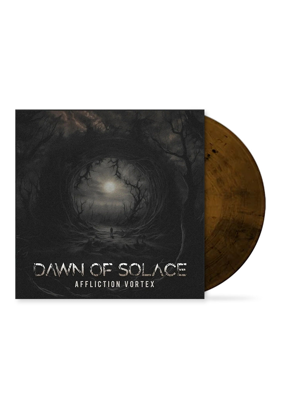 Dawn Of Solace - Affliction Vortex Ltd. Brown w/ Black - Marbled Vinyl | Neutral-Image