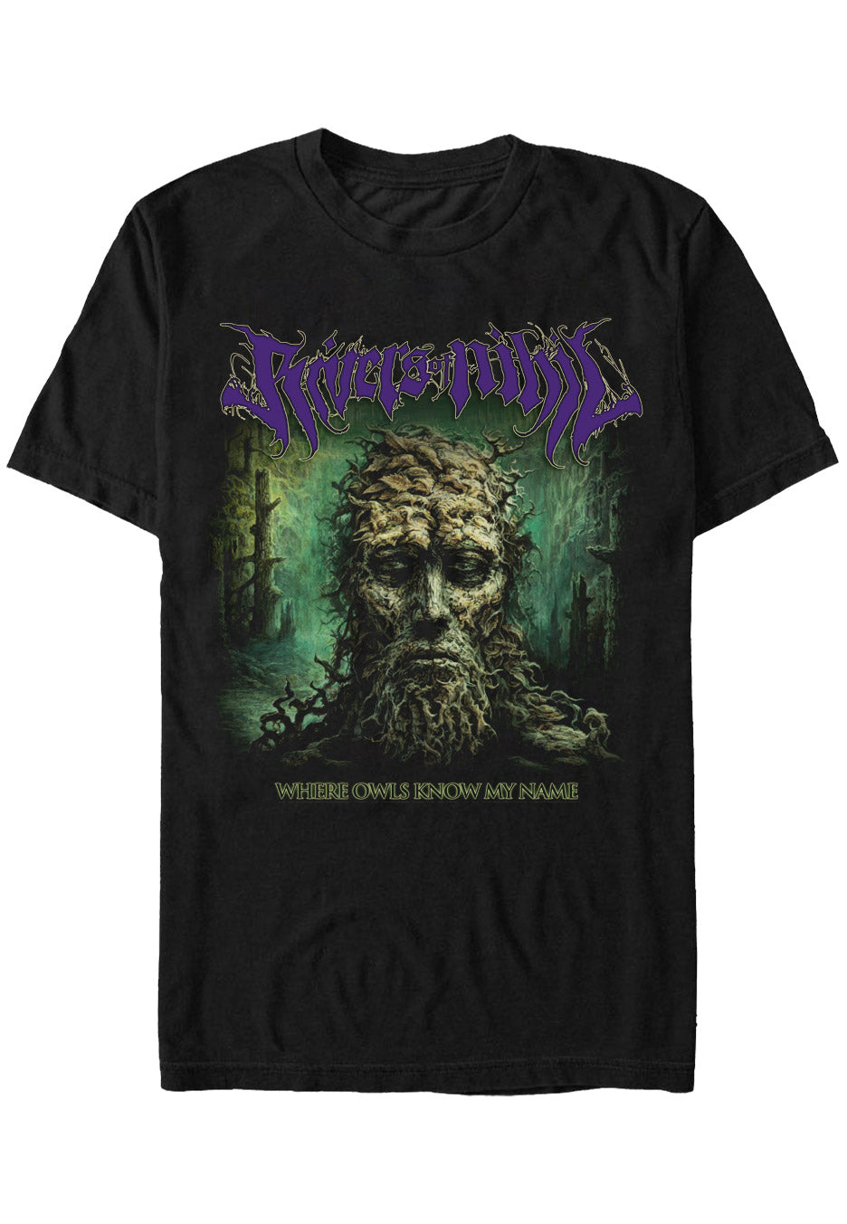 Rivers Of Nihil - Where Owls Know My Name Cover - T-Shirt | Neutral-Image