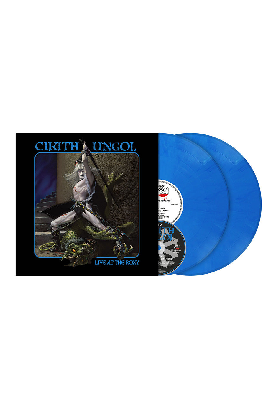 Cirith Ungol - Live At The Roxy Light Blue - Marbled 2 Vinyl + DVD | Neutral-Image