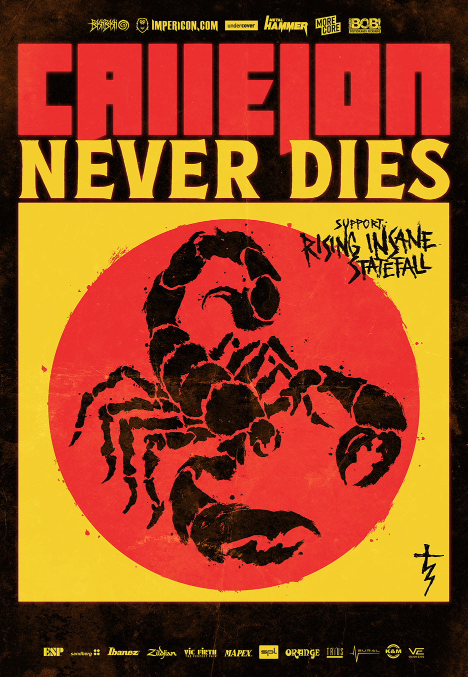 Callejon - 04.12.2025 Aschaffenburg - Ticket + Patch