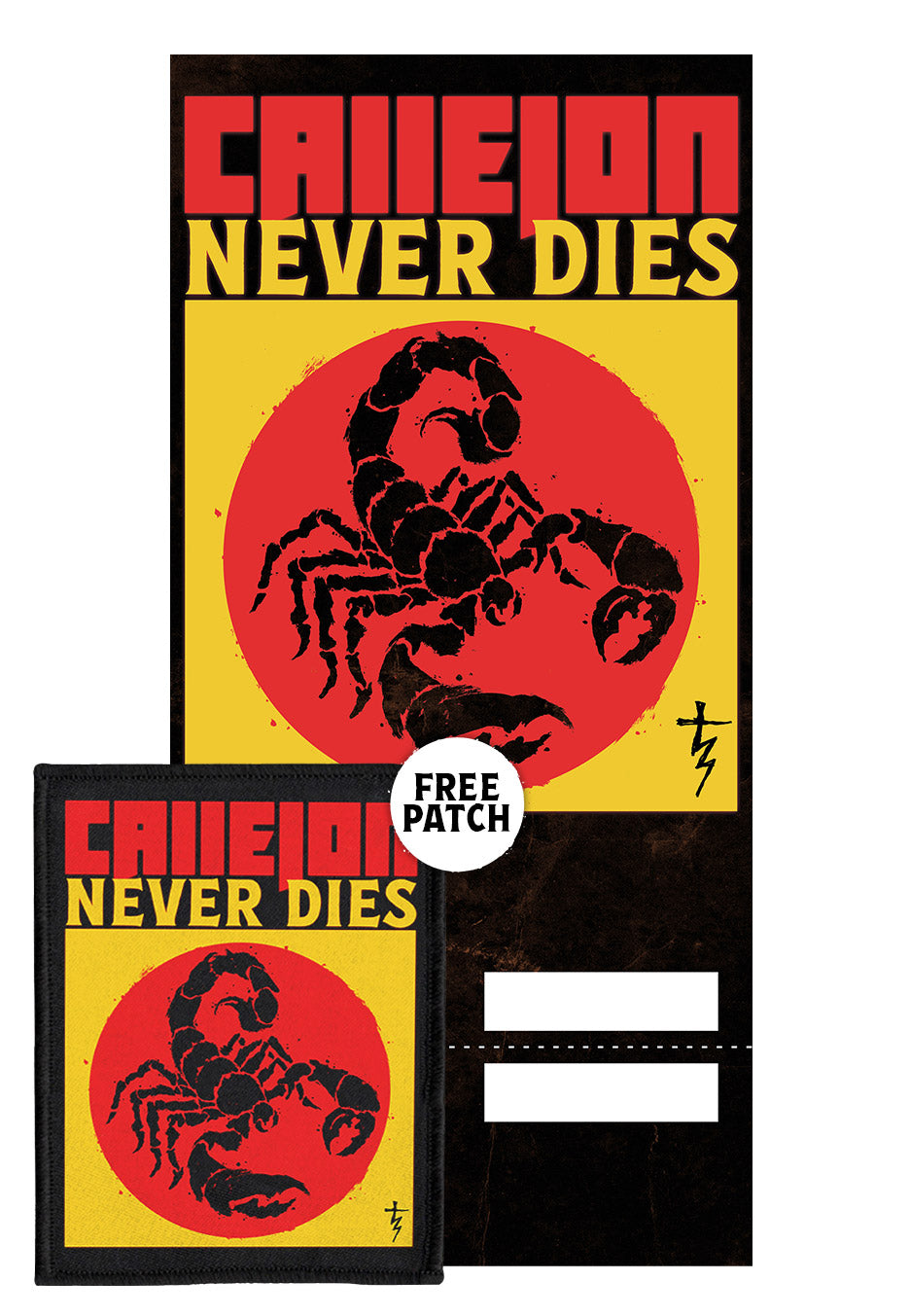 Callejon - 04.12.2025 Aschaffenburg - Ticket + Patch