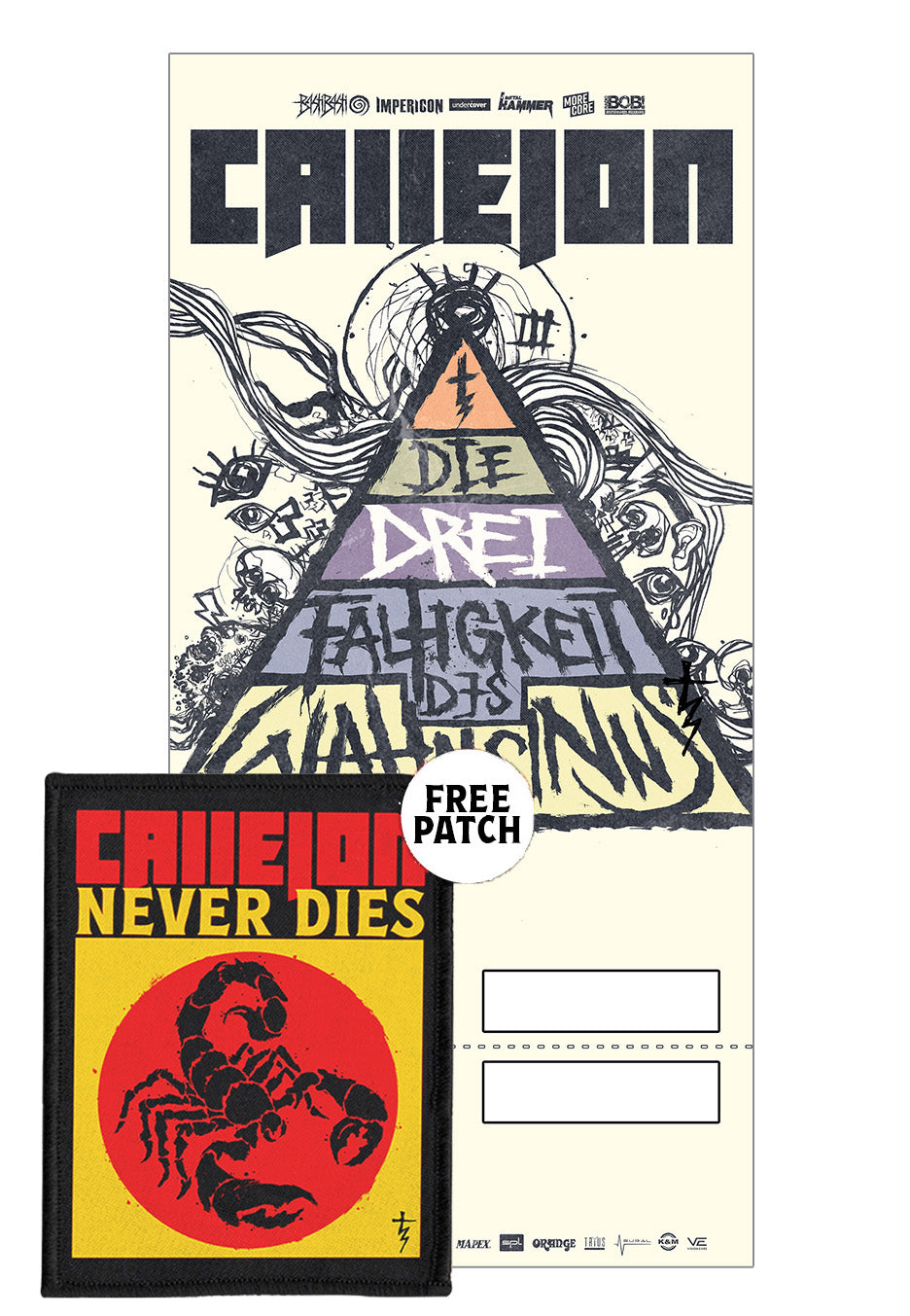 Callejon - 19.12.2025 Düsseldorf - Ticket + Patch